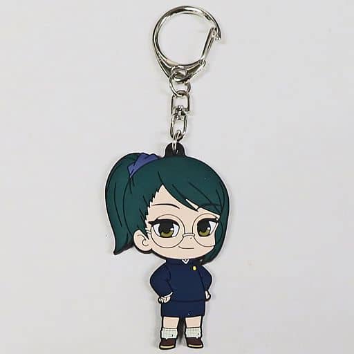 Maki Zenin Rubber Keychain - Jujutsu Kaisen 0 (Movie) Theater Goods - Approx. 60 mm - Toho Brand (Pre-owned)