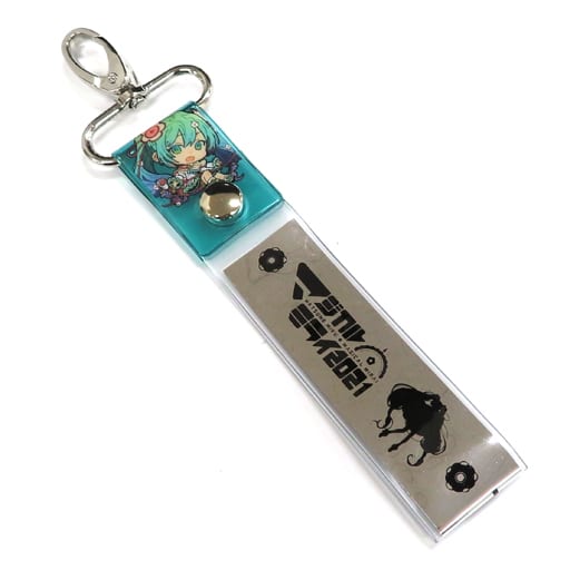 Hatsune Miku (Tsubata Nozaki Illustration) Silver Stage Tape & Holder - Magical Mirai 2021 Tokyo Exclusive (PVC, Approx. 145 x 35 mm)