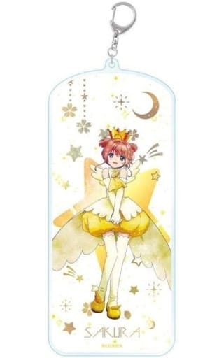 Sakura Kinomoto (D) Acrylic Keychain BIG - Cardcaptor Sakura: Clear Card Arc - GRANUP - Approx. 180 x 70 x 3 mm - Pre-owned