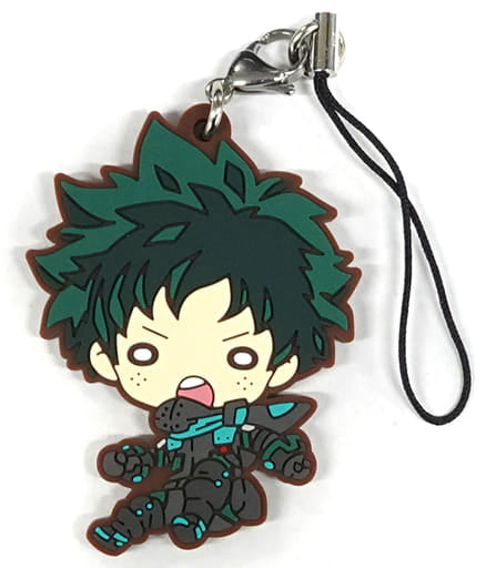 Izuku Midoriya My Hero Academia: World Heroes' Mission Nitotan Rubber Mascot Keychain by Takara Tomy Arts, Approx. 60 mm