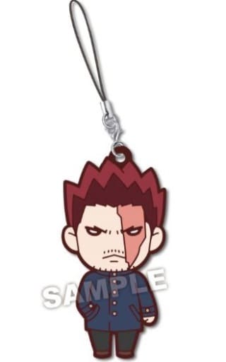 Endeavor My Hero Academia Nitotan Episode Rubber Mascot Keychain Takara Tomy Arts Approx. 60 mm