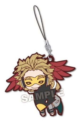 Hawks & Fumikage Tokoyami My Hero Academia Nitotan Episode Rubber Mascot Keychain, Approx. 60 mm, Takara Tomy Arts