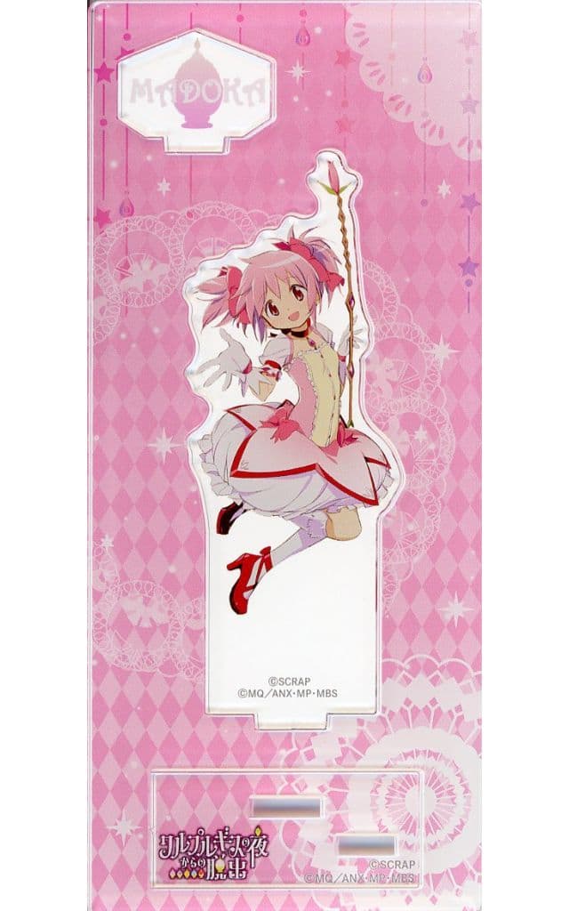 Madoka Kaname Acrylic Stand - Real Escape Game x Puella Magi Madoka Magica "Escape from the Night of Walpurgis" SCRAP - Approx. 65 x 150 mm