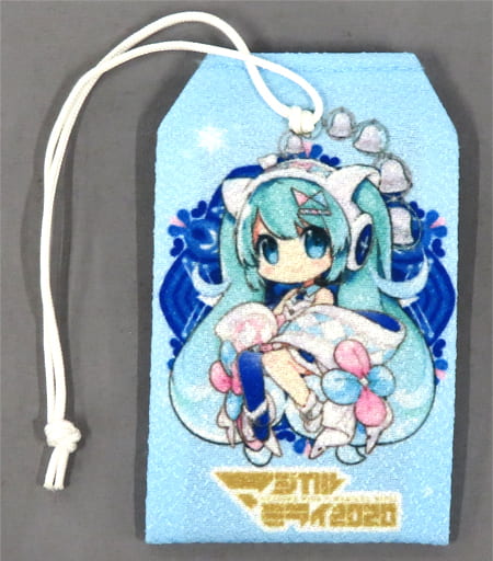 Hatsune Miku Omamori-Style Charm - Magical Mirai 2020 Winter Festival - Polyester Approx. 50 x 80 mm (Pre-owned)