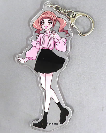 Hinata Hiramitsu Acrylic Keychain - Pretty Cure Miracle Leap: A Mysterious Day with Everyone × Tokyo Girls Collection 2020 A/W - Approx. 110 mm - Pre-owned