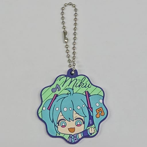 Hatsune Miku VOCALOID MF Trading Rubber Keychain - Approx. 5 x 5 cm (Pre-owned) Synapse Japan