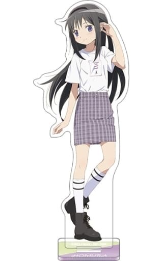 Homura Akemi Acrylic Stand - Puella Magi Madoka Magica - Movic - Approx. 9 x 20 cm (Pre-owned)