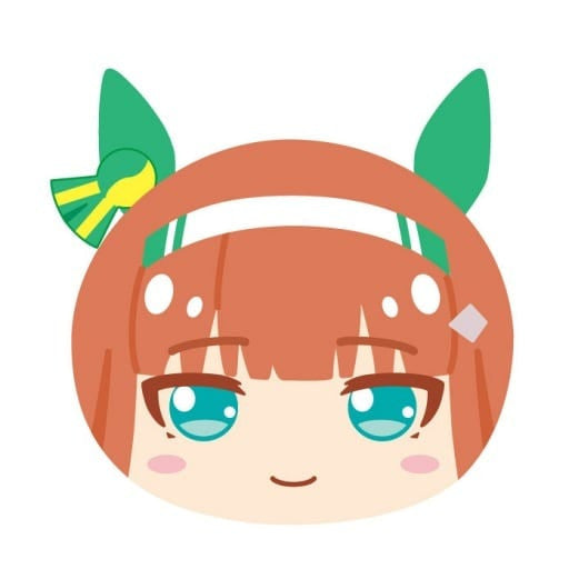 Silence Suzuka Plush Mascot - Umamusume Pretty Derby Omanju Niginigi Mascot 2 (Ensky) - Pre-owned, Ball Chain, ~5.5cm
