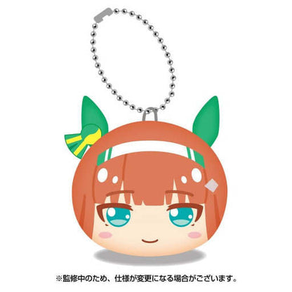 Silence Suzuka Plush Mascot - Umamusume Pretty Derby Omanju Niginigi Mascot 2 (Ensky) - Pre-owned, Ball Chain, ~5.5cm