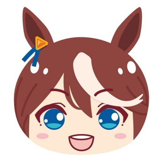 Tokai Teio Omamanjyu Niginigi Mascot 3 Plush Keychain - Umamusume Pretty Derby - Ensky (Approx 5.5cm x 7cm)