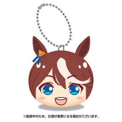 Tokai Teio Omamanjyu Niginigi Mascot 3 Plush Keychain - Umamusume Pretty Derby - Ensky (Approx 5.5cm x 7cm)