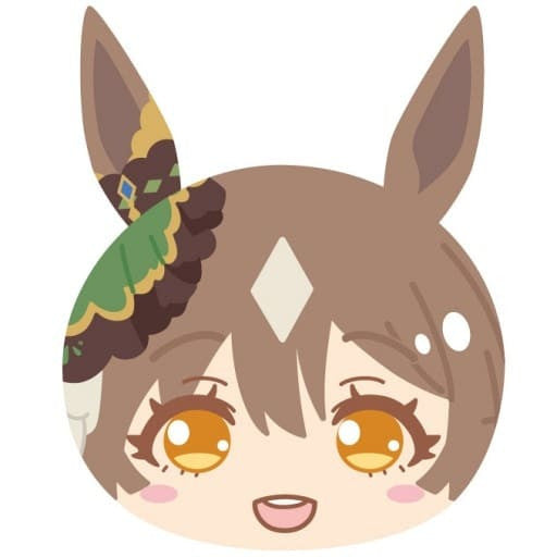 Satono Diamond Omanju Niginigi Mascot 4 - Umamusume Pretty Derby Squishy Plush Keychain (Approx 5.5cm) by Ensky