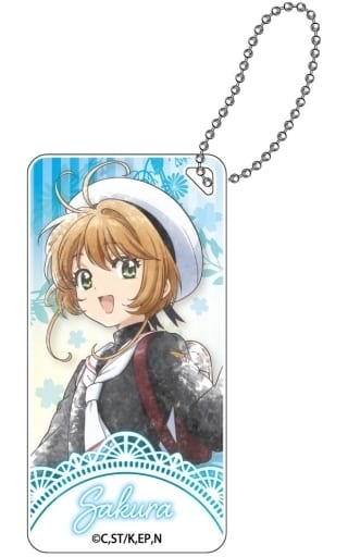 Sakura Kinomoto C Komorebi Art Domiteria Keychain vol.2 - Cardcaptor Sakura: Clear Card Arc (Acrylic Keychain, Approx. 60 x 30 x 5 mm, Pre-owned, GRANUP)