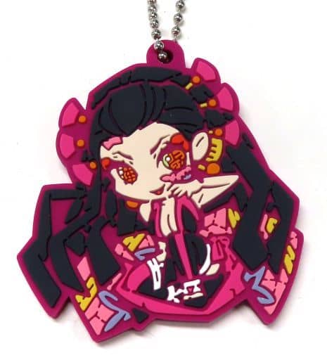 Daki Demon Slayer: Kimetsu no Yaiba Entertainment District Arc Rubber Mascot Keychain Kyoku 9 with Ball Chain, Length Approx. 54 mm