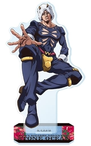 Weather Report Acrylic Stand - JoJo's Bizarre Adventure: Stone Ocean (Ensky) Approx. 154 x 90 x 40 mm, No. 4