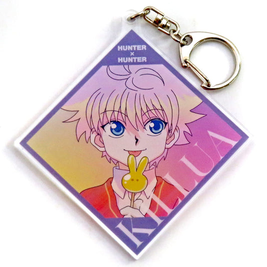 Killua Zoldyck Ani-Art Clear Label BIG Acrylic Keychain - HUNTER×HUNTER - Approx. 98 mm - ARMA BIANCA - Pre-owned