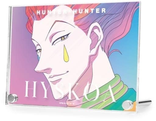 Hisoka Morow Ani-Art Clear Label Acrylic Art Panel - HUNTER×HUNTER - Approx. 10.5 cm (ARMA BIANCA, Animate Fair 2022 Pre-release)