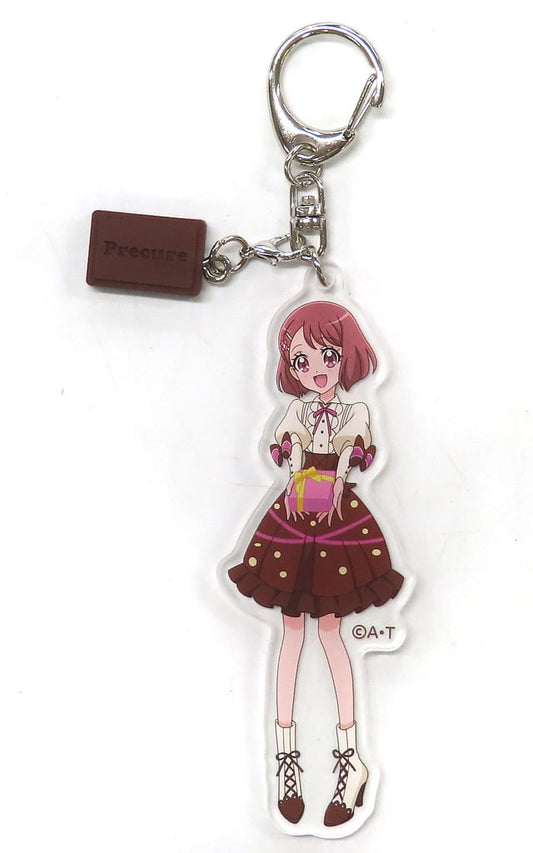 Nodoka Hanadera Acrylic Keychain - Healin' Good Pretty Cure PRECURE Sweets Fair Valentine - Toei Animation - Approx. 11 x 7 cm (Pre-owned)