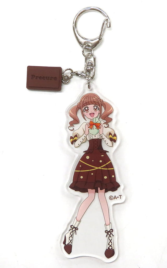 Hinata Hiramitsu Acrylic Keychain - Healin' Good Pretty Cure PRECURE Sweets Fair ~Valentine~ (Approx. 11 x 7 cm, Pre-owned)