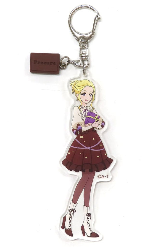 Asumi Fuurin Acrylic Keychain - Healin' Good Pretty Cure PRECURE Sweets Fair Valentine - Approx. 11 x 7 cm - Toei Animation (Pre-owned)