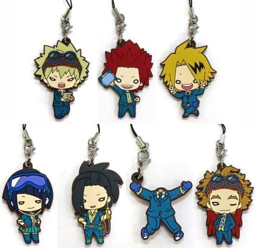 My Hero Academia HERO FES. 2022 Nitotan Rubber Mascot Keychain B Full Set of 7 by Takara Tomy Arts