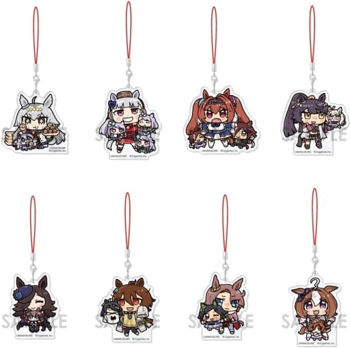 Umamusume Pretty Derby Acrylic Strap Set Vol.1 - 8-Piece Complete Set (Sol Inter