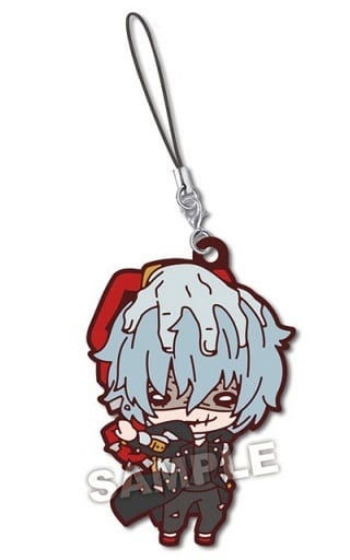 Tomura Shigaraki Nito-tan VS Rubber Mascot Keychain from My Hero Academia by Takara Tomy Arts, Height Approx. 6 cm, Pre-Owned