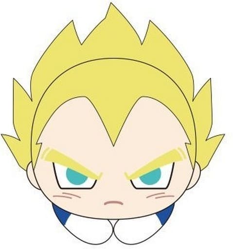 Vegeta (Super Saiyan) Hug-Chara Collection 2 Plush Keychain - Max Limited - Length Approx. 90 mm - Pre-owned - Dragon Ball