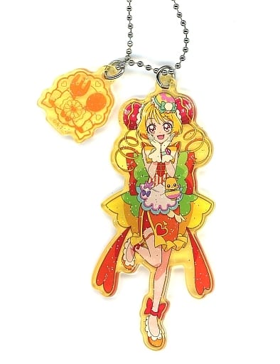 Cure Yum-Yum Acrylic Keychain - Delicious Party Pretty Cure - Pretty Store Exclusive (Toei Animation) - Approx. 40 mm - Pre-owned