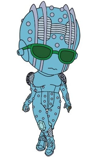 Stone Free Rubber Strap from JoJo's Bizarre Adventure: Part 6—Stone Ocean Rubber Strap Collection Vol. 1 by Medicos Entertainment