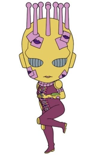 Kiss Rubber Strap Collection Vol. 1 from JoJo's Bizarre Adventure: Part 6—Stone Ocean by Medicos Entertainment, Approx. 65 mm