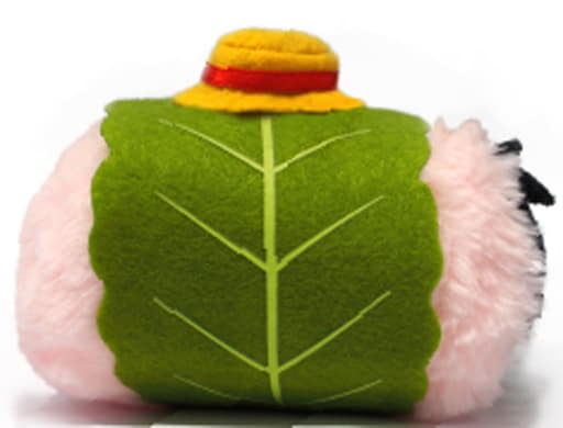 Monkey D. Luffy Sakura Mochi Mascot Keychain - One Piece - Tapioca Brand - Approx. 70 x 65 x 90 mm - Pre-owned