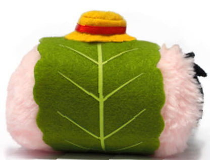 Monkey D. Luffy Sakura Mochi Mascot Keychain - One Piece - Tapioca Brand - Approx. 70 x 65 x 90 mm - Pre-owned