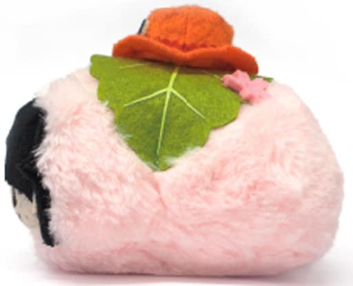 Portgas D. Ace Sakura Mochi Mascot Keychain - One Piece - Brand: Tapioca - Approx. 70 x 65 x 90 mm - Pre-owned