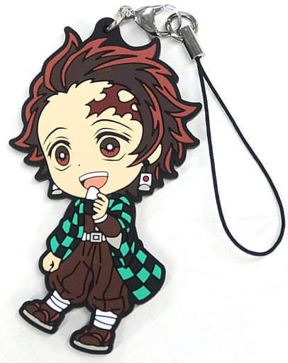 Tanjiro Kamado Rubber Strap Hot Tea Break Version 2 from Demon Slayer: Kimetsu no Yaiba Ichiban Kuji Prize I