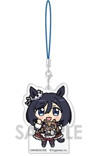 Eishin Flash & Smart Falcon Acrylic Strap Set - Umamusume Pretty Derby Trading Acrylic Strap "With Plushies" Vol.2 (Sol International, Used)