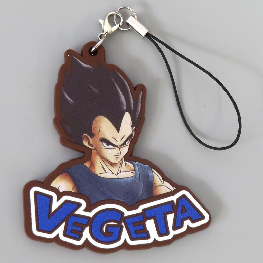Vegeta Rubber Strap from Dragon Ball Super: SUPER HERO Movie Goods by Movic, Approx. 100 x 70 mm, Pre-owned
