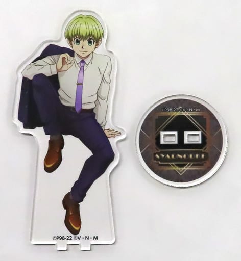 Shalnark BIG Acrylic Stand - HUNTER×HUNTER × animate cafe 8th Phantom Troupe Part 3 (Approx. 15 x 7 cm) Animate Brand - Pre-owned
