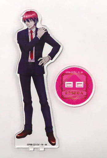 Hisoka Morow Big Acrylic Stand - HUNTER×HUNTER × Animate Cafe 8th Phantom Troupe Part 3 (Approx. 15 x 7 cm) - Pre-owned
