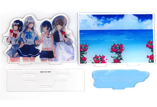 Kohaku & Hitomi & Kukuru & Fuuka Acrylic Diorama - P.A.Works Sea Collab Exhibition