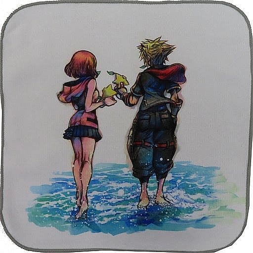 Sora & Kairi Hand Towel Kingdom Hearts 20th Anniversary F Prize