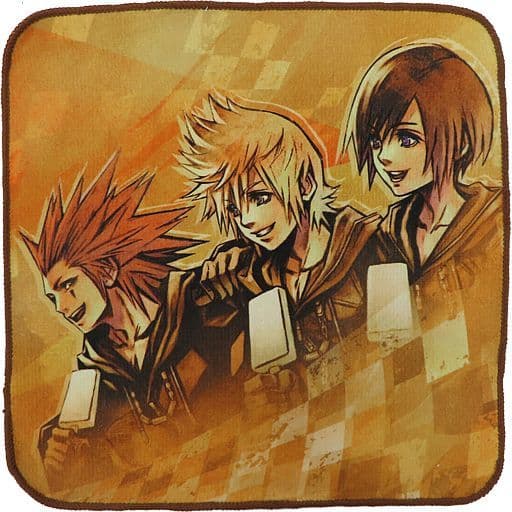 Axel, Roxas & Xion Hand Towel Kingdom Hearts 20th Anniversary