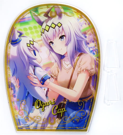 Oguri Cap Acrylic Board A-9 Prize - Umamusume Pretty Derby NAMCO Promotion Lottery (Approx. 150×200mm) - Bandai Namco Amusement - Used