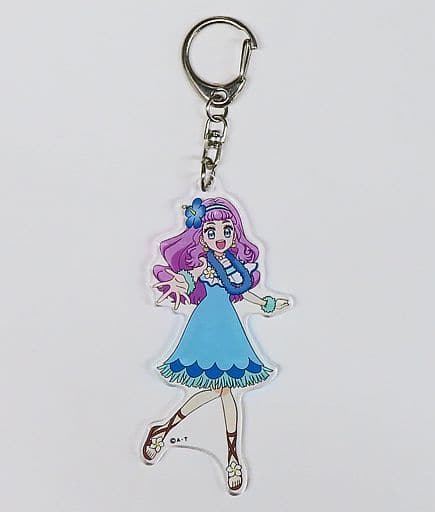 Laura Acrylic Keychain - Tropical-Rouge! Pretty Cure Poolland in Hawaiians Exclusive - Approx. 90 mm (Sanwa) Pre-owned