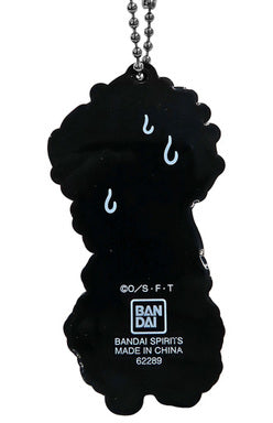 Eustass Kid Rubber Mascot Keychain from One Piece Ichiban Kuji H Prize, BANDAI SPIRITS, Approx. 6 cm