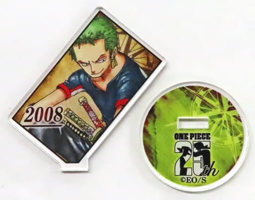 Roronoa Zoro Acrylic Character Collection "ZORO" - One Piece - 2008 Acrylic Figure Approx. 55 mm