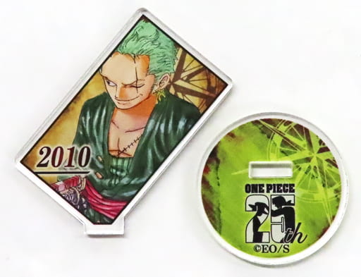 Roronoa Zoro Acrylic Character Collection "ZORO" Acrylic Stand 2010 - Shueisha (Approx. 55 mm)