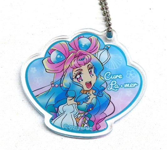 Cure La Mer Acrylic Charm - Tropical-Rouge! Pretty Cure Movie: The Snow Princess and the Miracle Ring - Theater Drink Holder Bonus (Approx. 50 mm, Pre-owned)