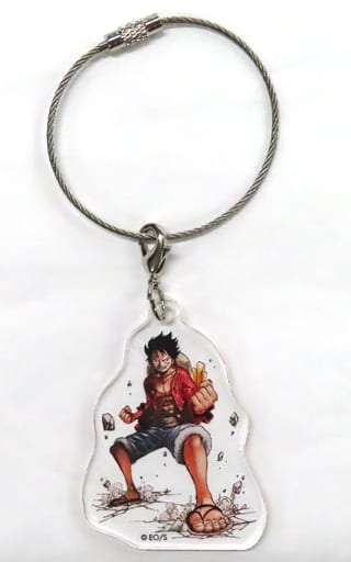 Monkey D. Luffy Wire Acrylic Keyholder - Meet the One Piece Jewel Goods Exhibition (Neutral Corporation) Approx. 4–7.5 cm