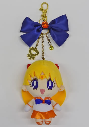 Sailor Venus Moon Prism Mascot Charm Keychain - Bandai - Approx. 250 mm (25 cm) Collectible Charm (pre-owned) - Sailor Moon